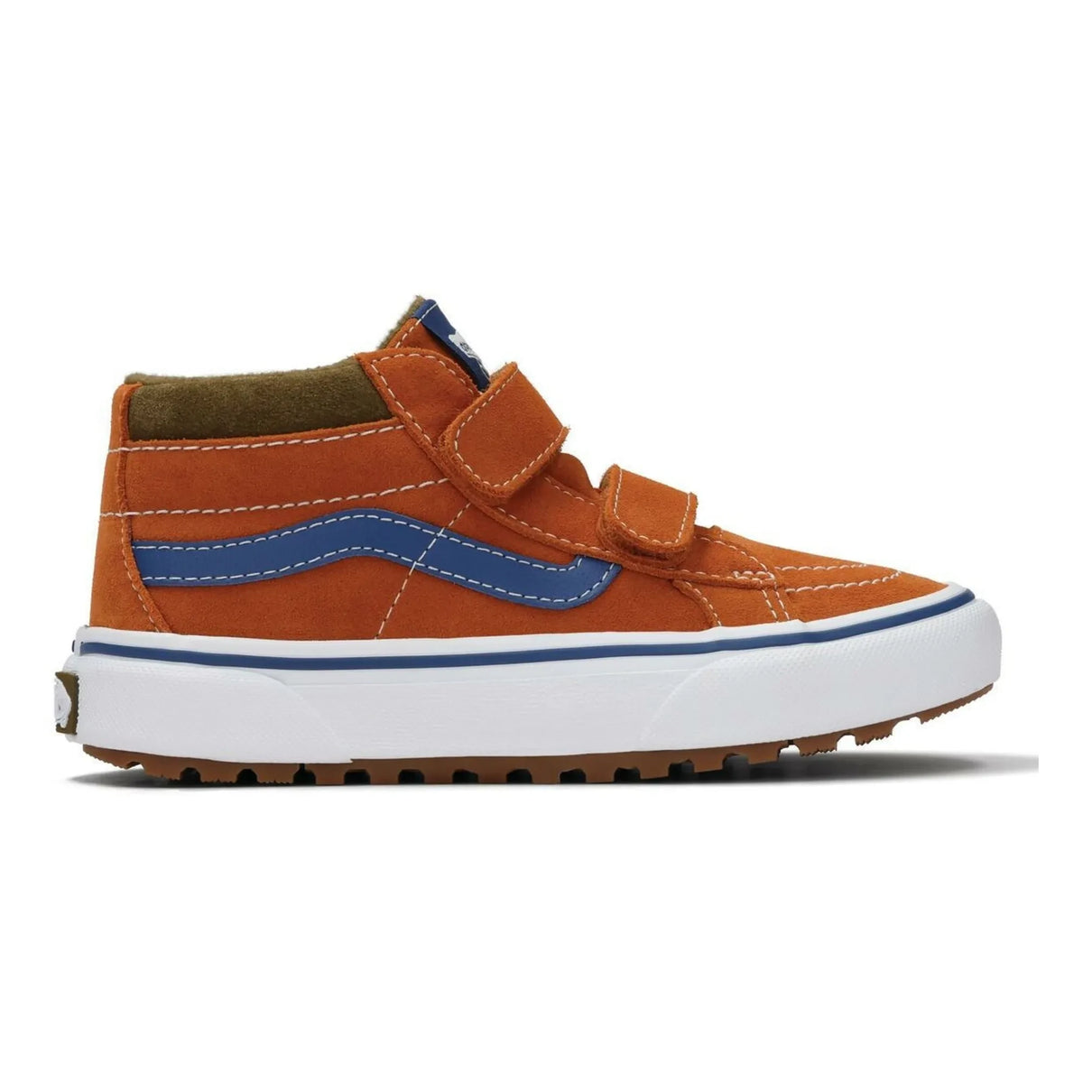 Vans - SK8-Mid Reissue V Pop Scratch स्नीकर | रस्टी (जंग लगा हुआ)