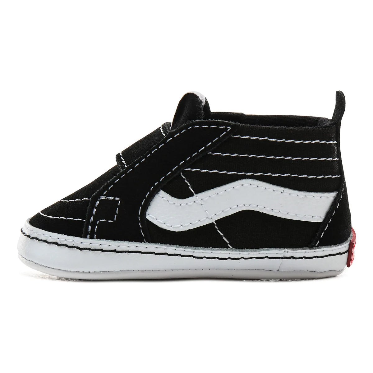 Vans - Hi SK8-Velcro स्लिप-ऑन जूते | काला