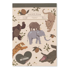 Konges Sløjd - Sail Away स्टिकर बुक | बेज
