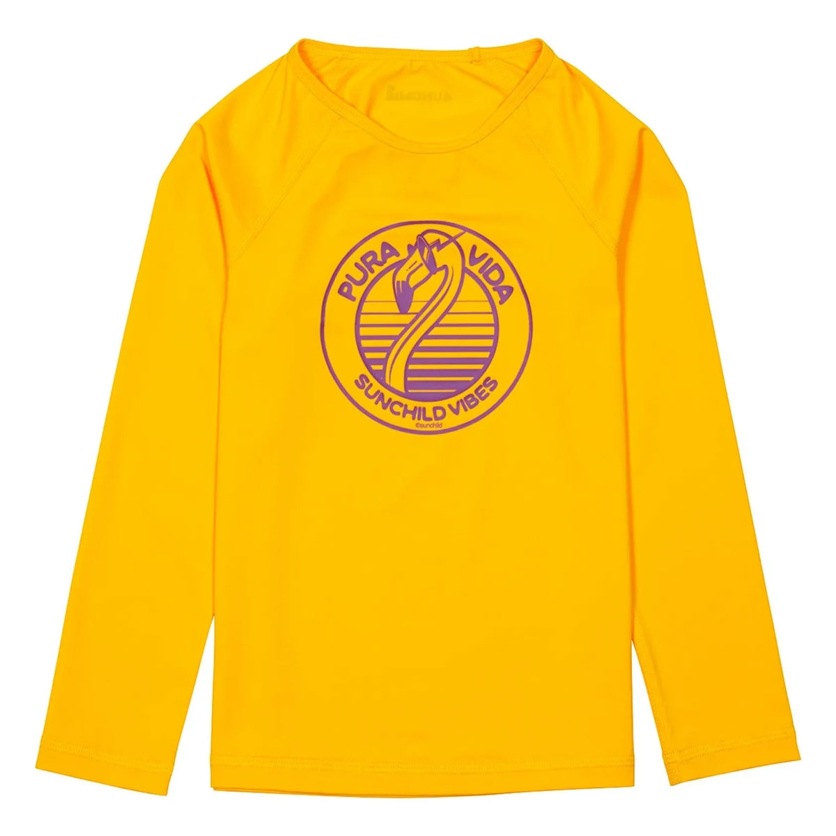 Sunchild - Saco Flamingo UV Korumalı Tişört | Sarı
