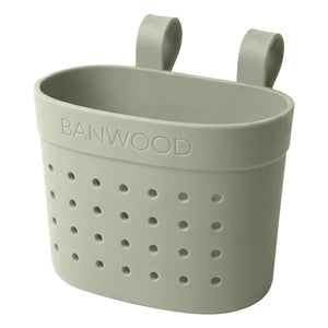 Banwood - Pin & Ride kişiselleştirilebilir bisiklet sepeti/çekçek | Zeytin (Olive)