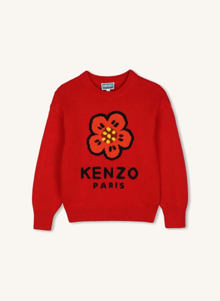 Kenzo - Kenzo जैकर्ड स्वेटर | लाल