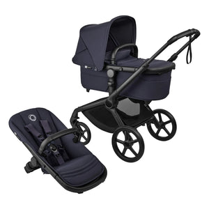 Bugaboo - Bugaboo Fox 5 Renew - हर तरह के रास्तों के लिए उपयुक्त स्ट्रॉलर पूर्ण चेसिस काला | इंडिगो