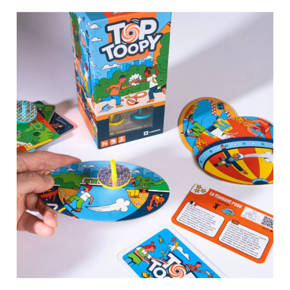 Laboludic - Top Toopy घूमने वाली गेंद सेट
