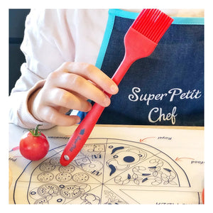Superpetit - रेसिपी वाली प्लेसमैट सेट - पिज्जा सेट