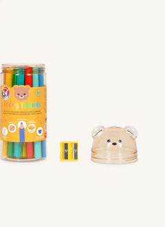 Legami - 24’lü Teddy Friends Renkli Kalem Seti