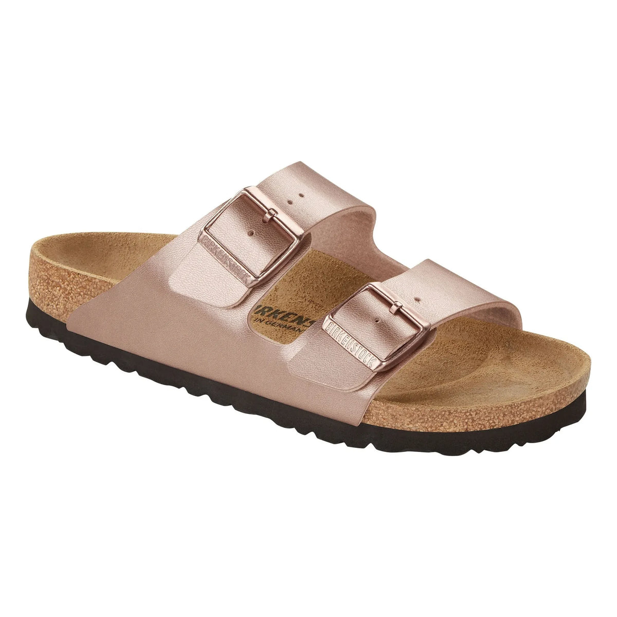 BIRKENSTOCK - एरिज़ोना बिरको-फ्लोर सैंडल | शैंपेन रोज़