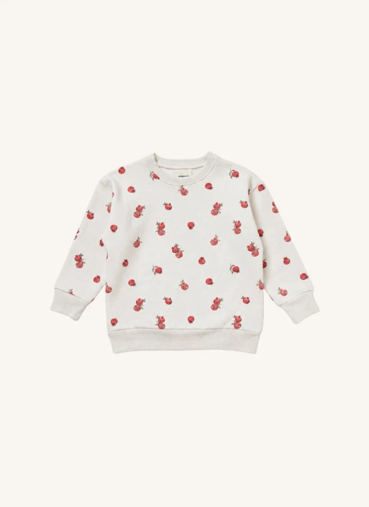 Studio Bohème - Bart Grenades Organik Pamuklu Sweatshirt | Ecru