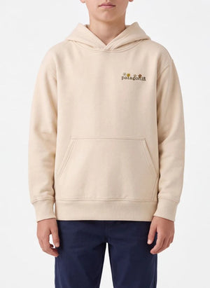 Patagonia - Logo Kapüşonlu Sweatshirt | Natural