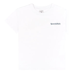 Sporty & Rich - Daha Fazla Su İç Tişört (Drink More Water T-shirt) Geri dönüştürülmüş pamuk | Beyaz