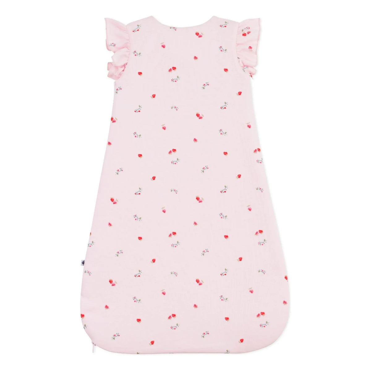 Petit Bateau - Fleurie ऑर्गेनिक कॉटन स्लीपिंग बैग | गुलाबी