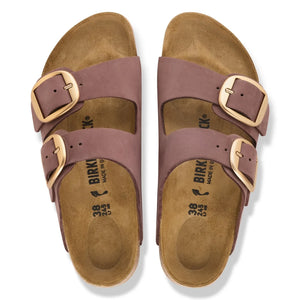BIRKENSTOCK - एरिज़ोना बिग बकल नूबक सैंडल
