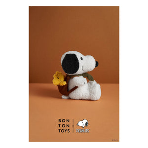 Bon Ton Toys - SNOOPY - बैग में वुडस्टॉक के साथ स्नूपी प्लश टॉय