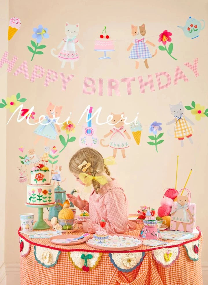 Meri Meri - Kitten Club hediye çantaları - 8'li Set