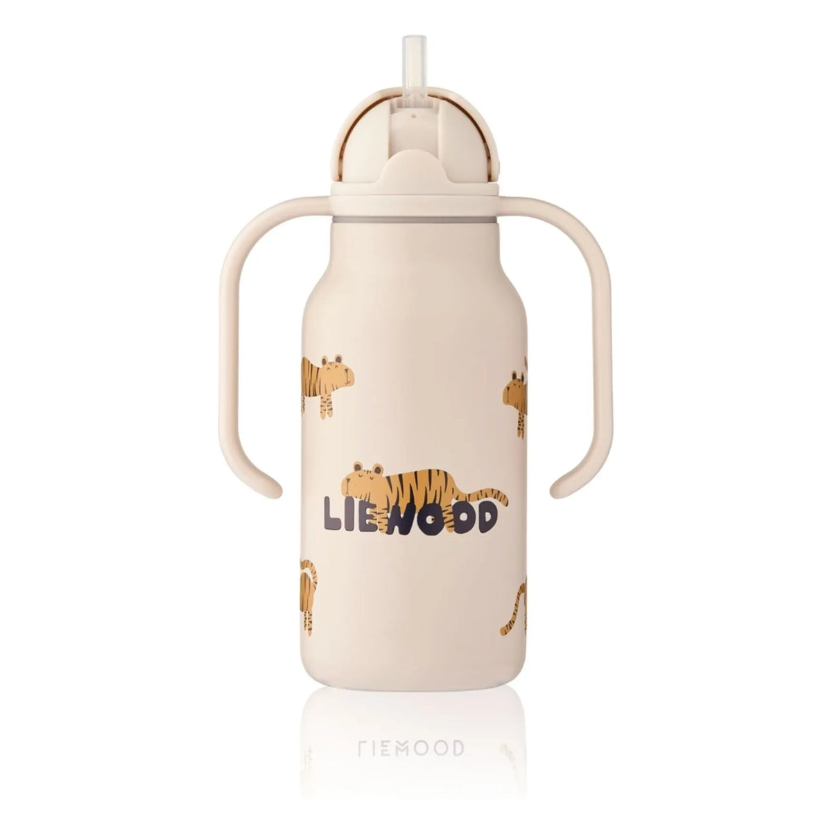 Liewood - Kimmie Paslanmaz Çelik Su Şişesi - 250 ml | Tiger/Sandy