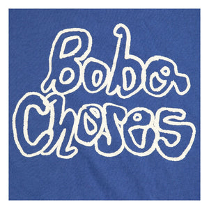 Bobo Choses - Bobo Choses धारीदार ऑर्गेनिक कॉटन टी-शर्ट | नीला