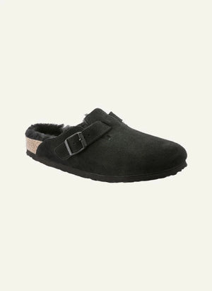 BIRKENSTOCK - Boston Shearling Clogs - Yetişkin Koleksiyonu | Siyah