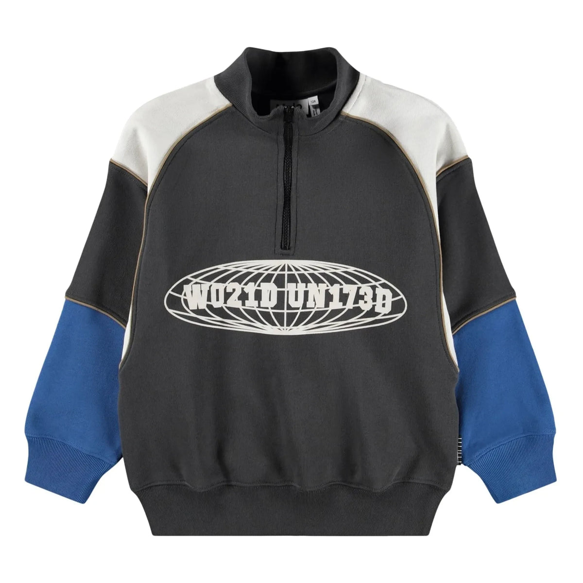 Molo - Marty organik pamuklu fermuarlı sweatshirt | Siyah
