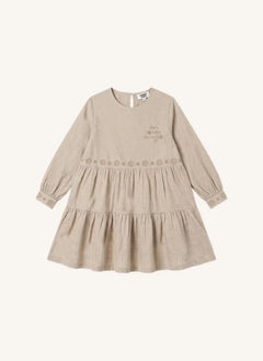 Hundred Pieces - Esperas Etoiles Elbise | Bej