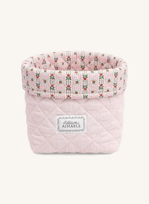 Editions Aimable - Paul saklama sepeti | Dragée Pink Gauze