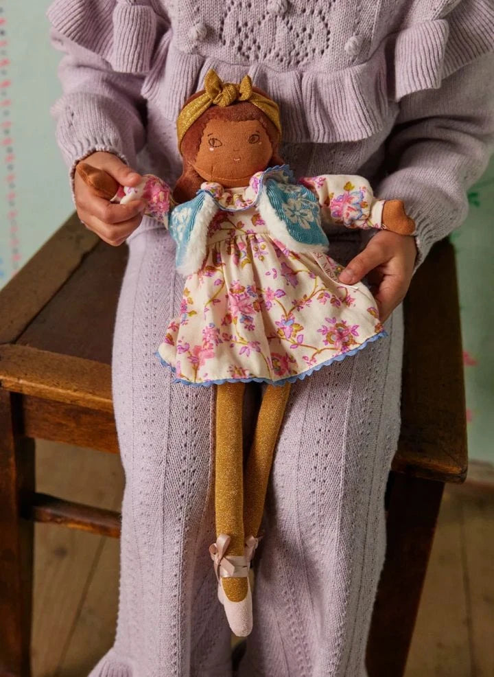 Louise Misha - चेरी बेबी - Louise Misha x Moulin Roty | भूरा