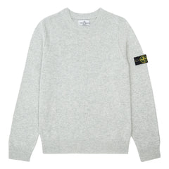 Stone Island - ग्रे सीधा स्वेटर