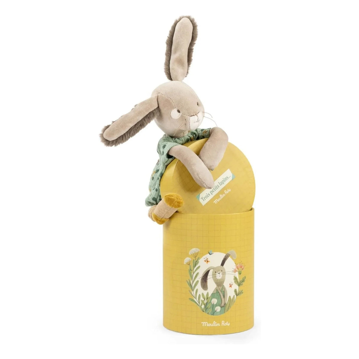Moulin Roty - Sage खरगोश प्लश - Trois petits lapins