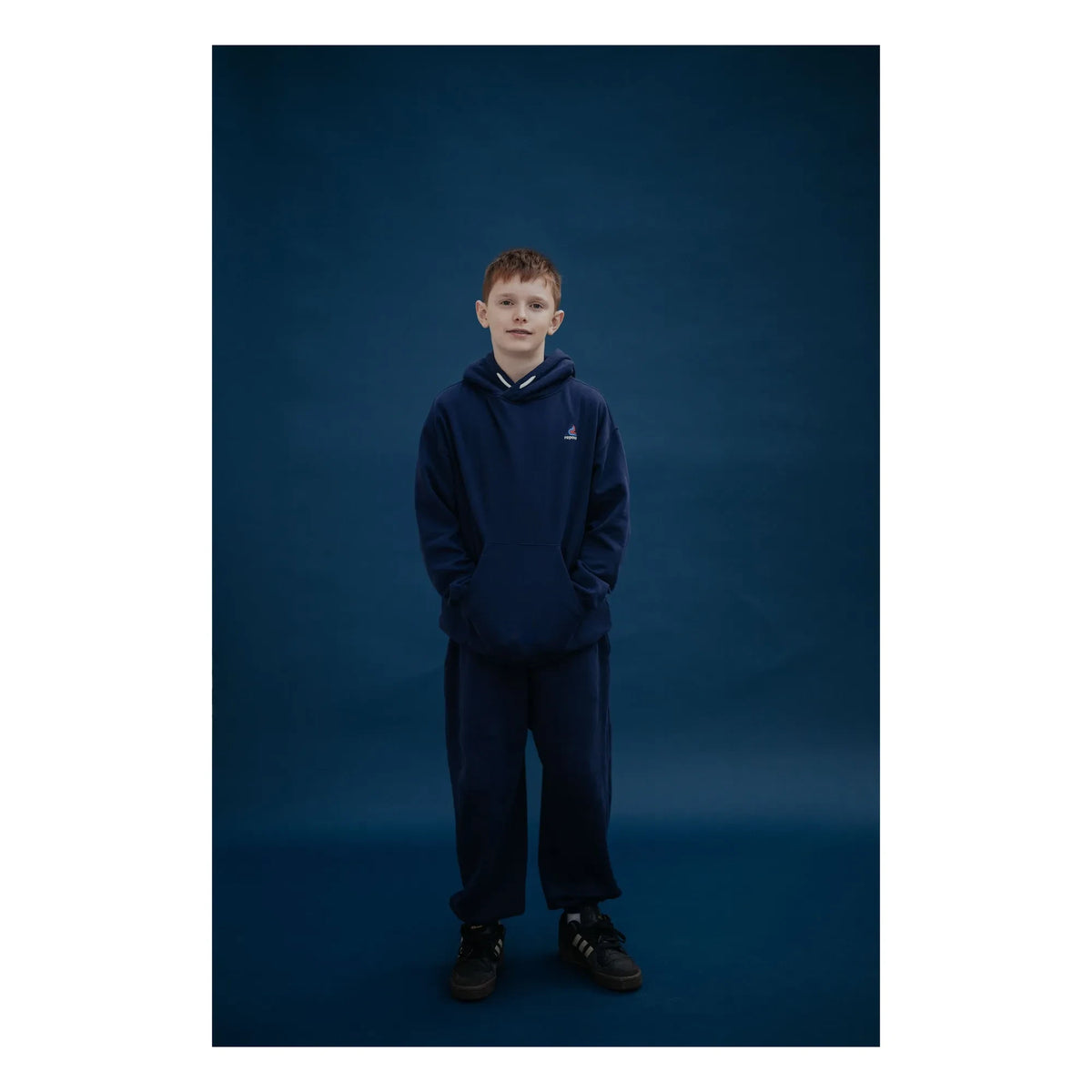 Repose AMS - ऑर्गेनिक कॉटन स्वेटशर्ट | नेवी ब्लू