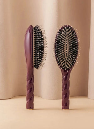 La Bonne Brosse - "L'Indispensable Douceur" Saç Fırçası No. 03 - Hassas Saç Derisi | Patlıcan