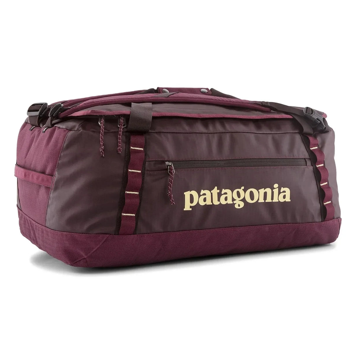 Patagonia - ब्लैक होल 55L डफल बैग | बरगंडी