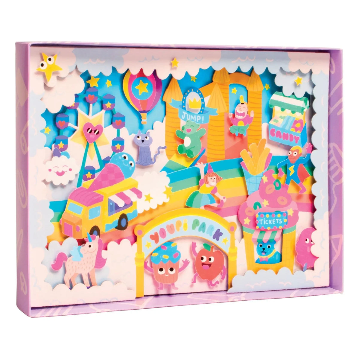 Omy x Gallimard Jeunesse - Youpi Park के लिए 3D कलरिंग