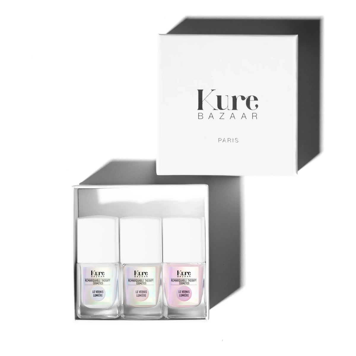 Kure Bazaar - Coffret Lumières - 3 नेल पॉलिश सेट