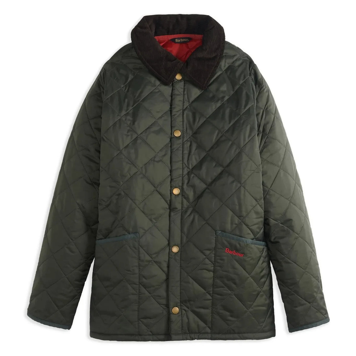Barbour - Liddesdale रजाईदार जैकेट | गहरा हरा