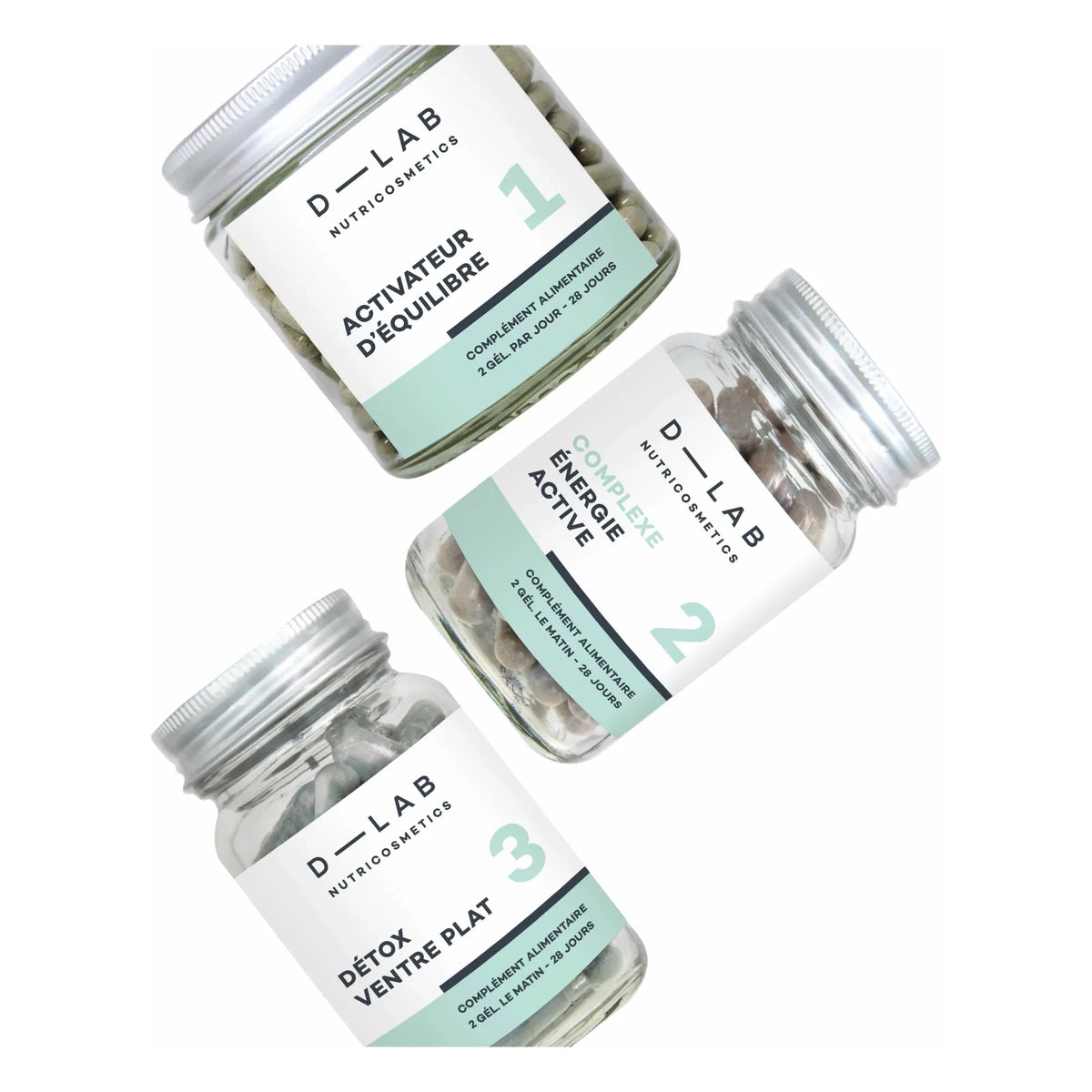 D-LAB NUTRICOSMETICS - फ्लैट टमी प्रोग्राम - 1 महीना