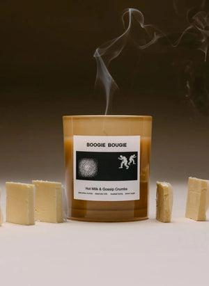 Boogie Bougie - Hot Milk & Gossip Kırıntıları Mum - 270 g