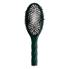 La Bonne Brosse - L'Universelle Twist N°01 हेयर ब्रश - केयर एंड शाइन | एमराल्ड ग्रीन