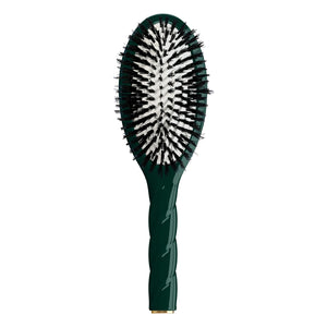 La Bonne Brosse - L'Universelle Twist N°01 हेयर ब्रश - केयर एंड शाइन | एमराल्ड ग्रीन
