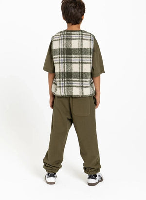 Smallable Kid - Organik Pamuklu Rush Jogger | Verdigris