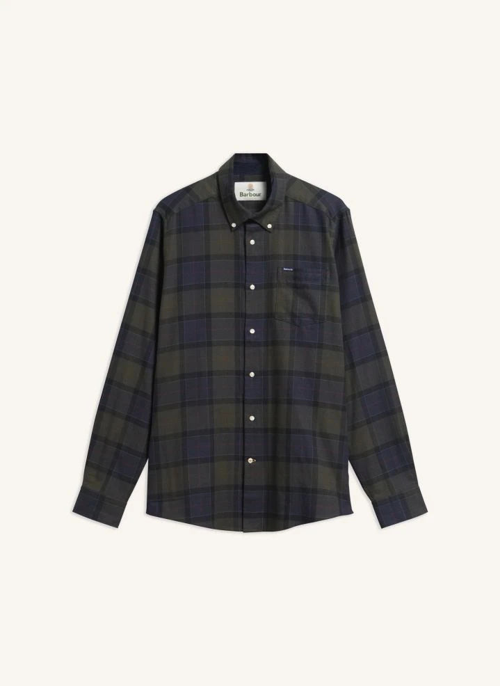 Barbour - Fortrose Ekose Gömlek | Koyu yeşil