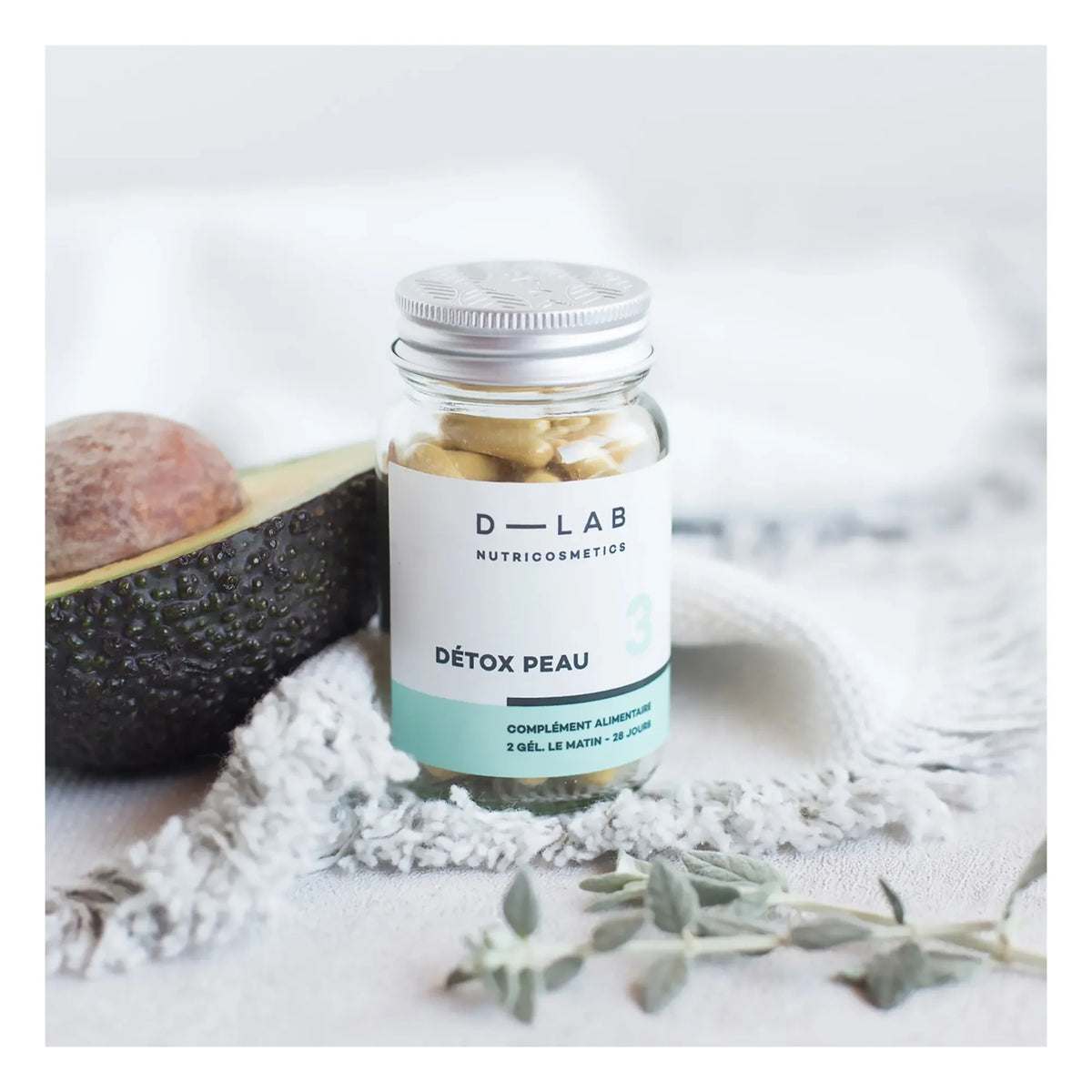 D-LAB NUTRICOSMETICS - स्किन डिटॉक्स सप्लीमेंट्स - 1 महीना