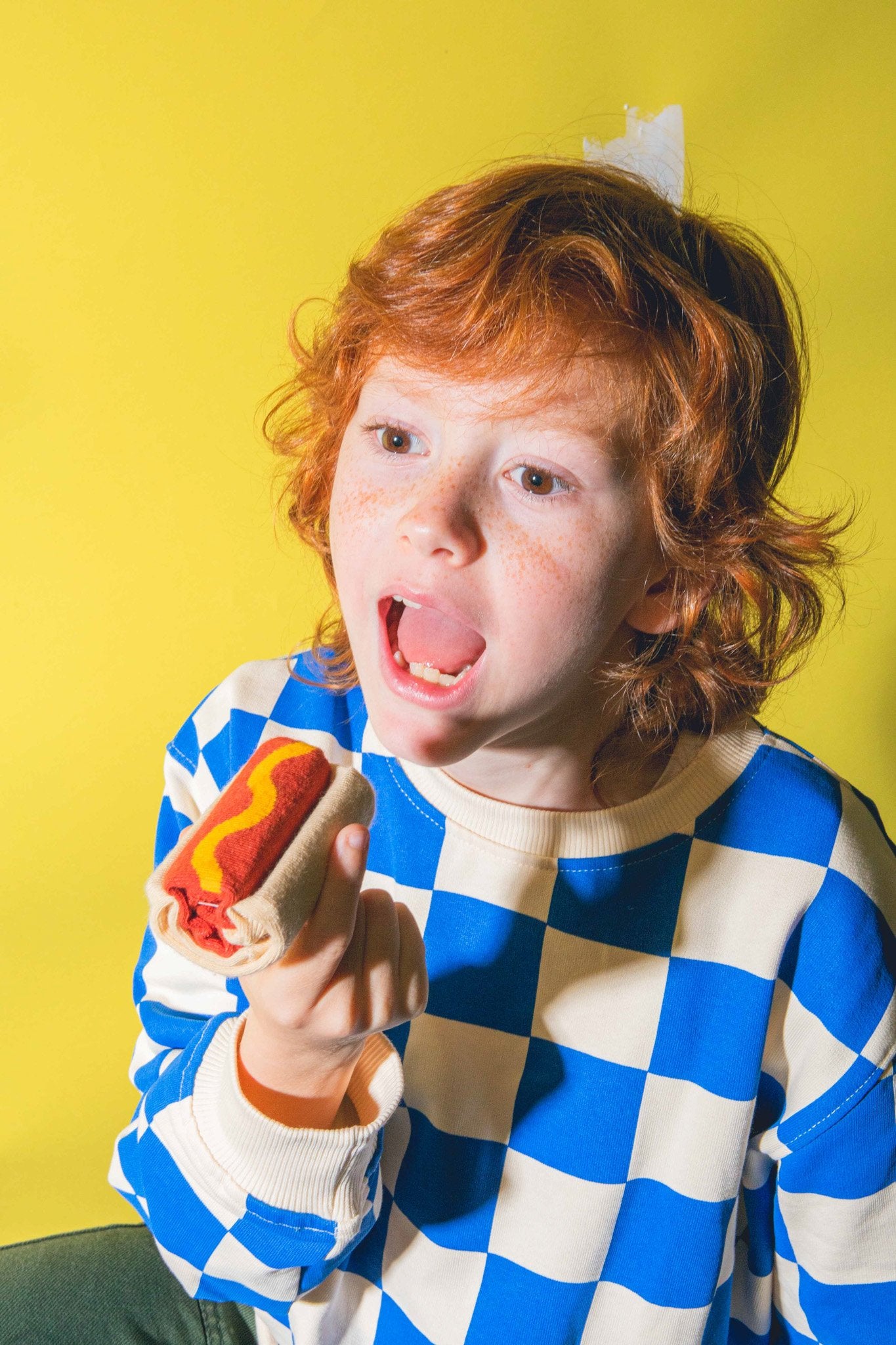 Eat My Socks - Çocuk Sosisli Sandviç Çorap-Dinossi