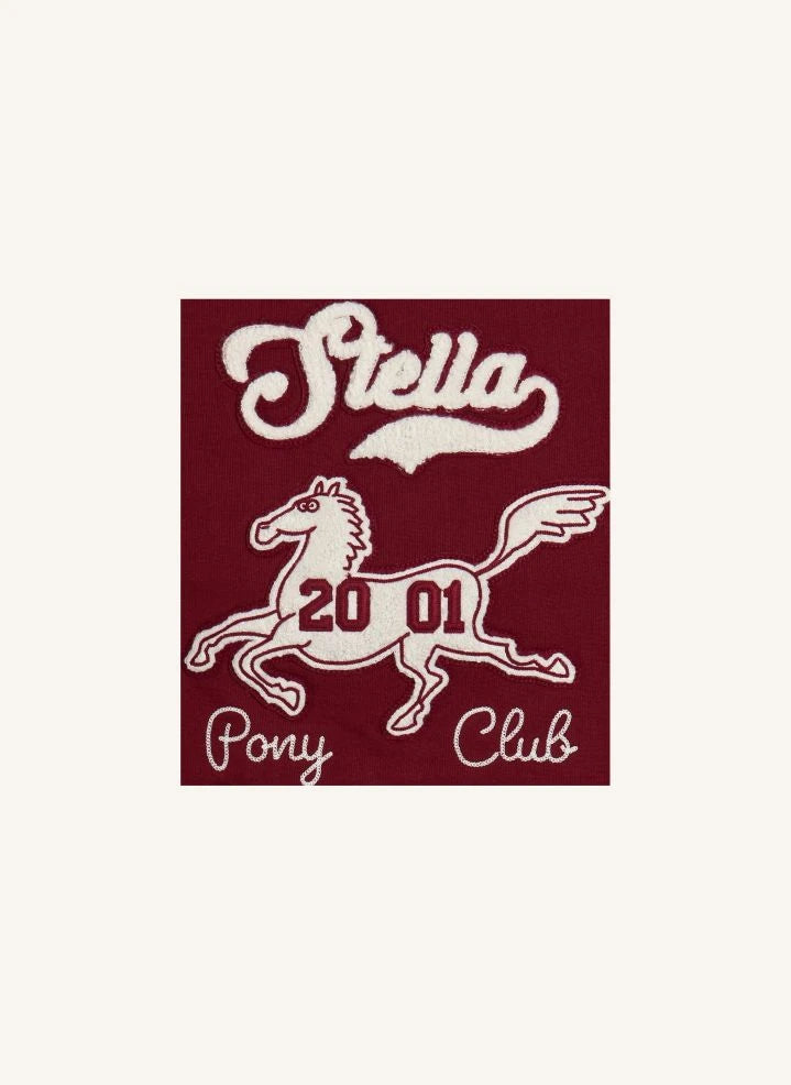 Stella McCartney Kids - Stella स्वेटशर्ट 2001 | गहरा लाल