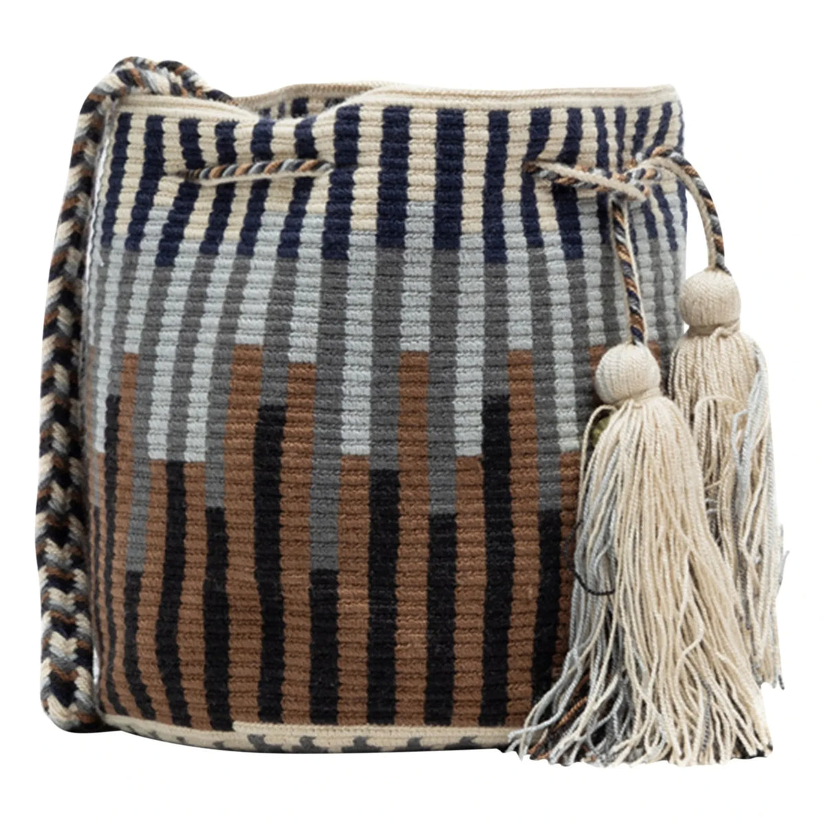 Guanabana - Crossbody Medium Lynx çanta | Kahverengi