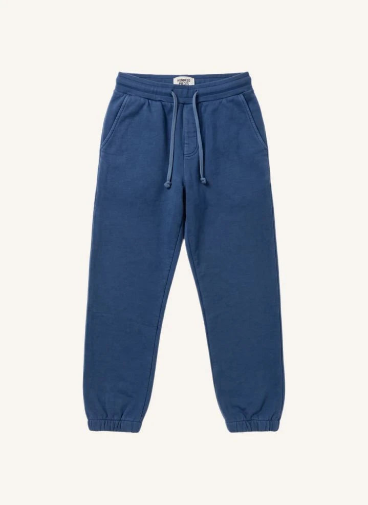 Hundred Pieces - Jogger Run Climb Organik Pamuk Yama | Gri mavi