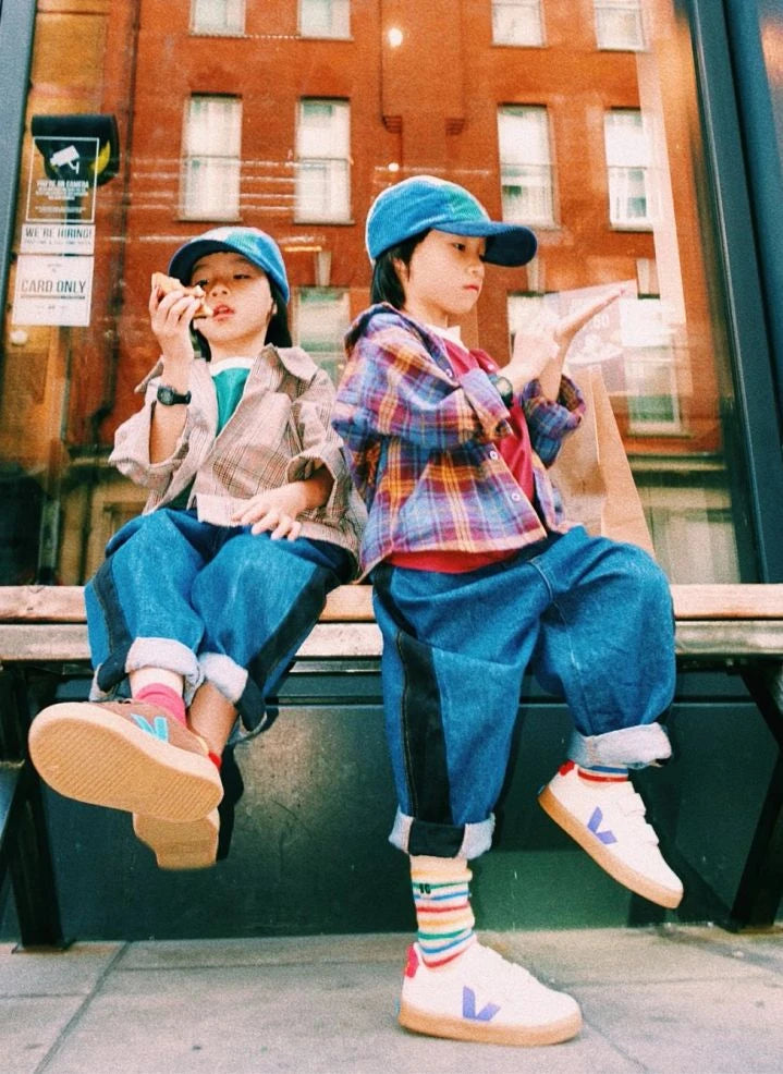 Veja - Scratch Sneakers Küçük Esplar Veja x Jelly Mallow Deri | Beyaz