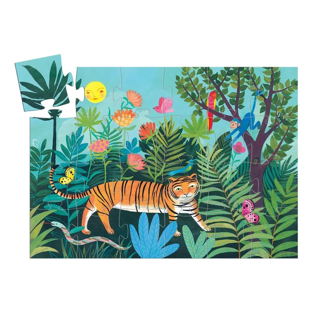 Djeco - Tiger Walk 24 पीस पहेली