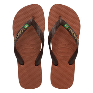 Havaianas - ब्राज़ील लोगो फ्लिप-फ्लॉप | भूरा