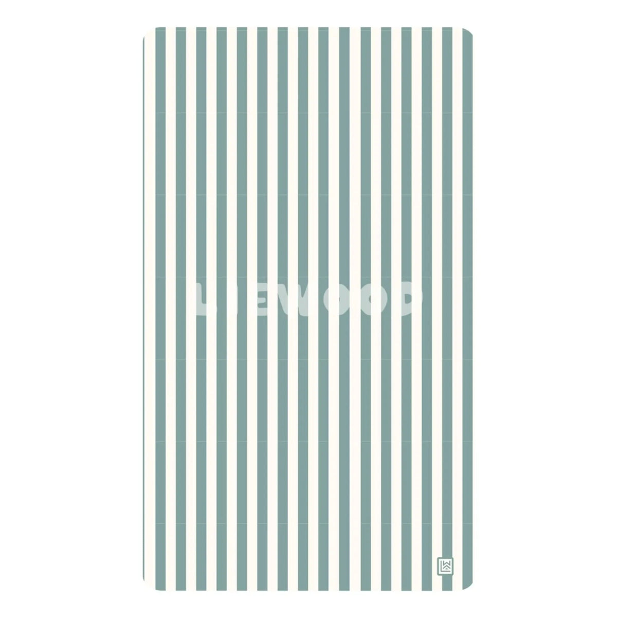 Liewood - Yazlık plaj havlusu | Stripe Peppermint/Creme de la creme