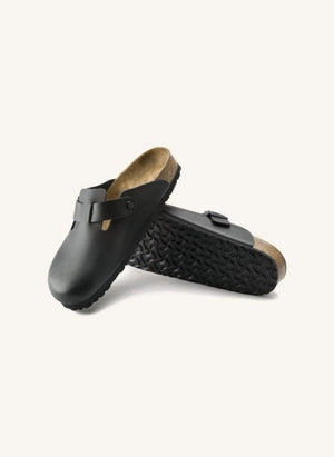 BIRKENSTOCK - Boston Deri Terlikler