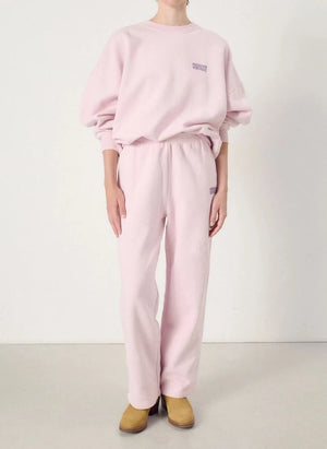 American Vintage - Plizzy Pamuklu Jogger Pantolon | Pudra Pembe